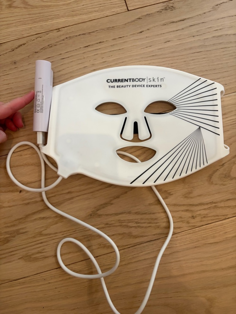 CURRENTBODY Skin White LED Therapy Face Mask - White